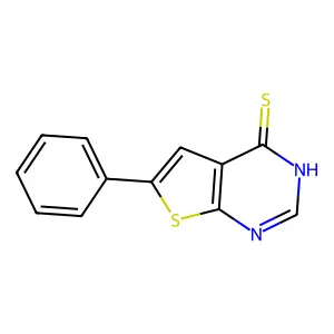 6-Phenylthieno[2,3-d]pyrimidine-4-thiol structure