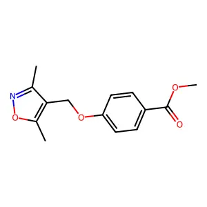 Methyl 4-[(dimethyl-1,2-oxazol-4-yl)methoxy]benzoate structure