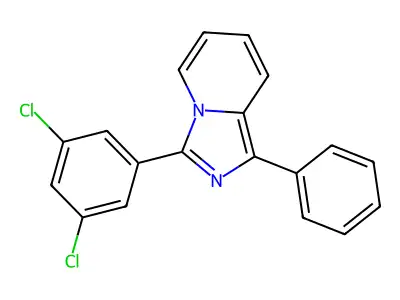 3-(3,5-Dichlorophenyl)-1-phenylimidazo[1,5-a]pyridine structure
