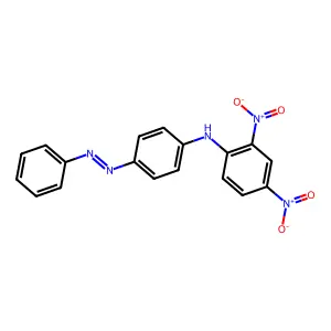 2,4-Dinitro-N-(p-(phenylazo)phenyl)aniline structure
