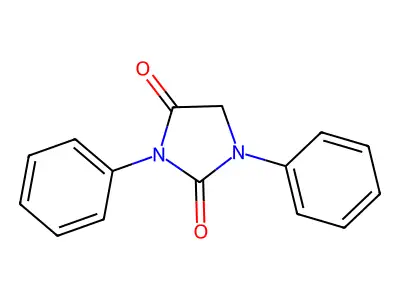 1,3-Diphenylimidazolidine-2,4-dione structure