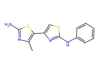 4'-Methyl-N2-phenyl-[4,5'-bithiazole]-2,2'-diamine structure