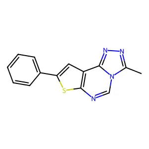 5-methyl-11-phenyl-10-thia-3,4,6,8-tetraazatricyclo[7.3.0.0^{2,6}]dodeca-1(9),2,4,7,11-pentaene structure