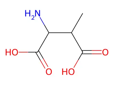 3-甲基天冬氨酸 structure