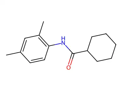 N-(2,4-dimethylphenyl)cyclohexanecarboxamide structure