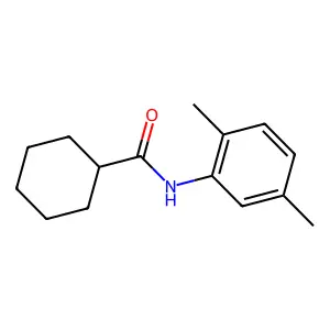 N-(2,5-dimethylphenyl)cyclohexanecarboxamide structure