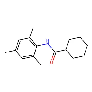 N-mesitylcyclohexanecarboxamide structure