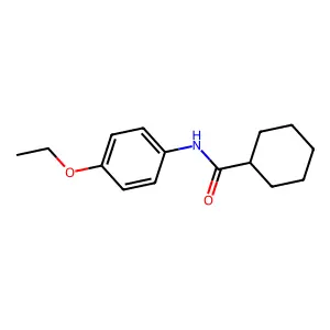 N-(4-ethoxyphenyl)cyclohexanecarboxamide structure