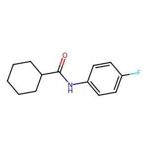 N-(4-氟苯基)环己烷甲酰胺 structure