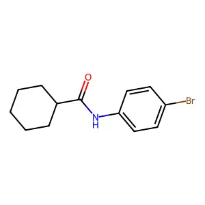 N-(4-溴苯基)环己烷甲酰胺 structure
