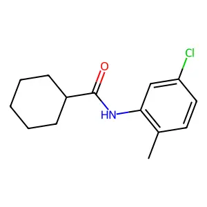 N-(5-chloro-2-methylphenyl)cyclohexanecarboxamide structure