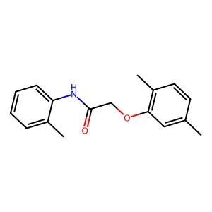 2-(2,5-Dimethylphenoxy)-N-(2-methylphenyl)acetamide structure