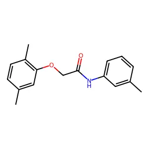 2-(2,5-Dimethylphenoxy)-N-(3-methylphenyl)acetamide structure