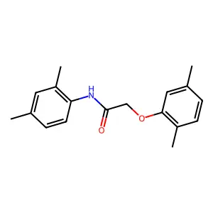 2-(2,5-Dimethylphenoxy)-N-(2,4-dimethylphenyl)acetamide structure