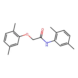 2-(2,5-Dimethylphenoxy)-N-(2,5-dimethylphenyl)acetamide structure