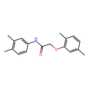 2-(2,5-dimethylphenoxy)-N-(3,4-dimethylphenyl)acetamide structure