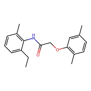 2-(2,5-Dimethylphenoxy)-N-(2-ethyl-6-methylphenyl)acetamide structure