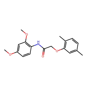 N-(2,4-Dimethoxyphenyl)-2-(2,5-dimethylphenoxy)acetamide structure