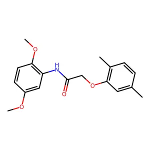 N-(2,5-Dimethoxyphenyl)-2-(2,5-dimethylphenoxy)acetamide structure