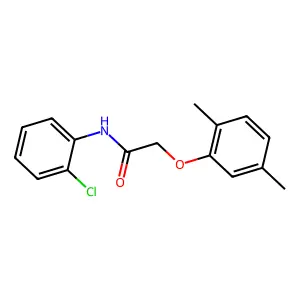 N-(2-Chlorophenyl)-2-(2,5-dimethylphenoxy)acetamide structure