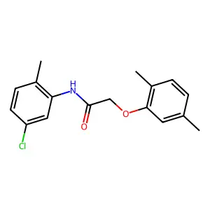 N-(5-chloro-2-methylphenyl)-2-(2,5-dimethylphenoxy)acetamide structure