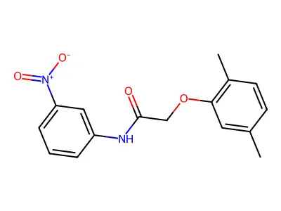 2-(2,5-Dimethylphenoxy)-N-(3-nitrophenyl)acetamide structure
