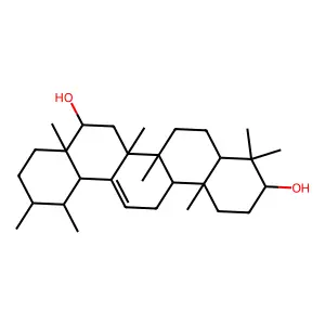 3beta,16alpha-Dihydroxyurs-12-ene structure