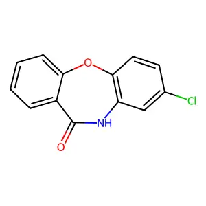 2-Chlorodibenz(b,f)-1,4-oxazepin-11(10H)-one structure