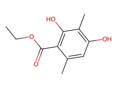 Ethyl atrarate structure