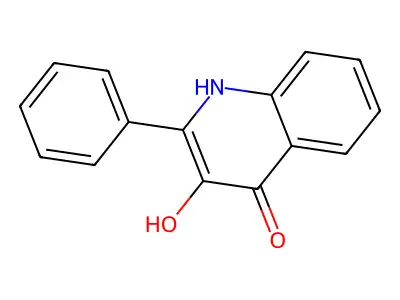 3-Hydroxy-2-phenylquinolin-4(1H)-one structure