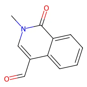 2-Methyl-1-oxo-1,2-dihydroisoquinoline-4-carbaldehyde structure