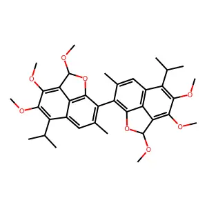 ethanesulfonic acid- 4-{4-[2-chloro-4-(4,6-diamino-2,2-dimethyl-1,3,5-triazin-1(2h)-yl)phenyl]butyl}benzenesulfonyl fluoride(1:1) structure
