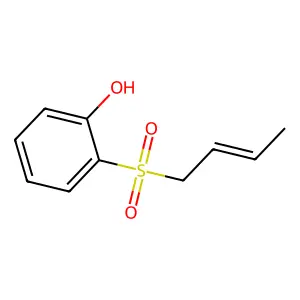 2-(2-Butenylsulfonyl)phenol structure