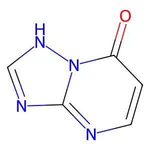 1H,7H-(1,2,4)triazolo(1,5-a)pyrimidin-7-one structure