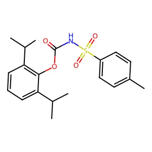 ethanesulfonic acid- 2-chloro-5-{4-[3-(4,6-diamino-2,2-dimethyl-1,3,5-triazin-1(2h)-yl)phenyl]butyl}benzenesulfonyl fluoride(1:1) structure