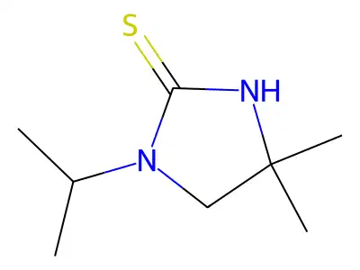 2-Imidazolidinethione, 1-isopropyl-4,4-dimethyl- structure