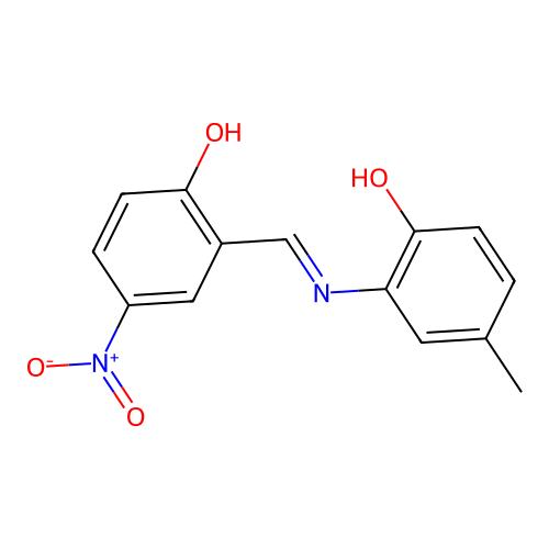 6-[(2-Hydroxy-5-methylanilino)methylidene]-4-nitrocyclohexa-2,4-dien-1-one structure