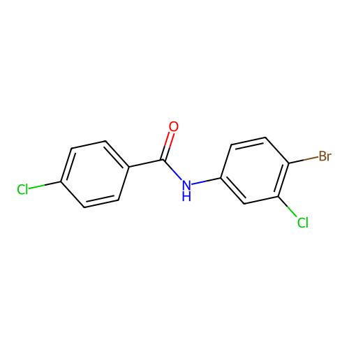 N-(4-溴-3-氯苯基)-4-氯苯甲酰胺 structure