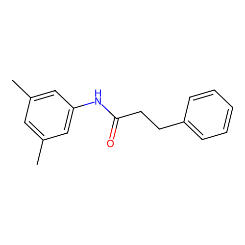 N-(3,5-二甲基苯基)-3-苯基丙酰胺 structure