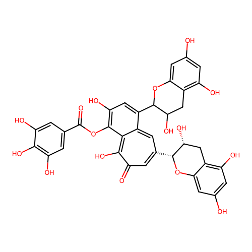 Theaflavin gallate structure