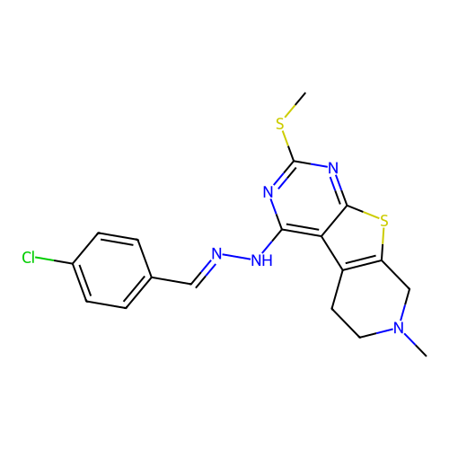 C18H18ClN5S2 structure