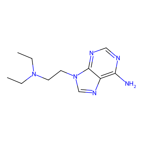 9-[2-(Diethylamino)ethyl]purin-6-amine structure