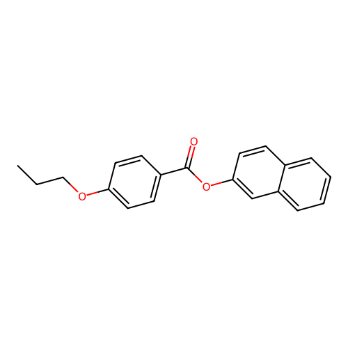 Naphthalen-2-yl 4-propoxybenzoate structure