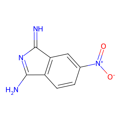 5-Nitro-isoindol-1,3-diylidenediamine structure
