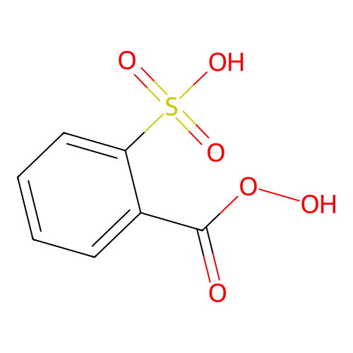 2-Sulfobenzenecarboperoxoic acid structure