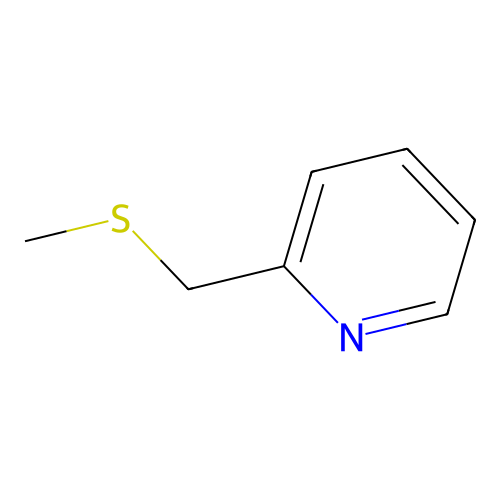 2-[(Methylsulfanyl)methyl]pyridine structure