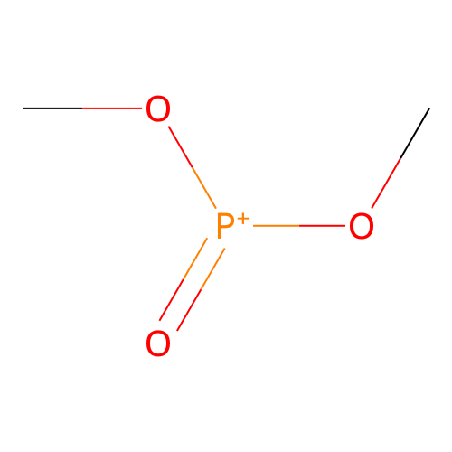 Dimethoxy(oxo)phosphanium structure