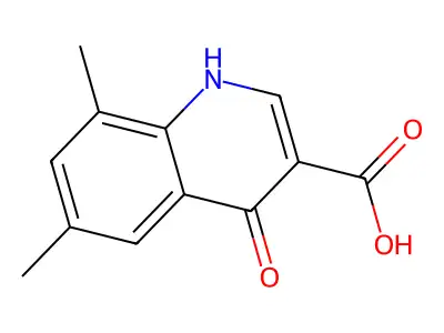 4-Hydroxy-6,8-dimethylquinoline-3-carboxylic acid structure