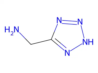 (1H-1,2,3,4-tetrazol-5-yl)methanamine structure
