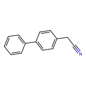 4-联苯乙腈 structure